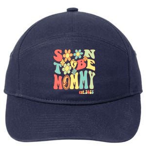 Soon To Be Mommy 2025 First Time Mom Pregnancy Mother’S Day Gift 7-Panel Snapback Hat