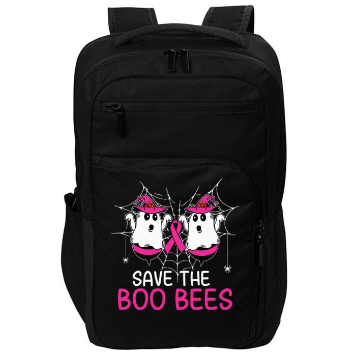 Save The Boobees Boo Bees Ribbon Breast Cancer Halloween Impact Tech Backpack