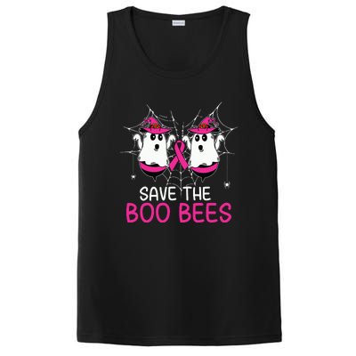 Save The Boobees Boo Bees Ribbon Breast Cancer Halloween PosiCharge Competitor Tank