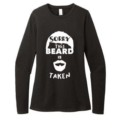 Sorry This Beard Is Taken Cool Gift Valentines Day Gift Womens CVC Long Sleeve Shirt