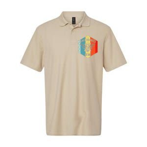 Save The Bees Or Die Retro Beekeeper Softstyle Adult Sport Polo