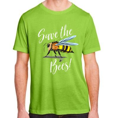 Save The Bees Beekeeper Gift Apiarist Bees Vintage Gift Adult ChromaSoft Performance T-Shirt