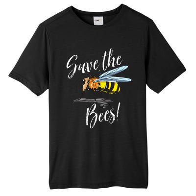 Save The Bees Beekeeper Gift Apiarist Bees Vintage Gift Tall Fusion ChromaSoft Performance T-Shirt