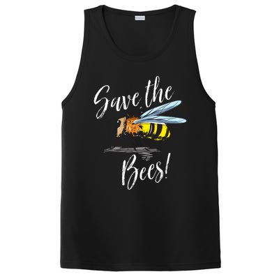 Save The Bees Beekeeper Gift Apiarist Bees Vintage Gift PosiCharge Competitor Tank