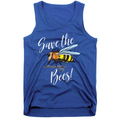 Save The Bees Beekeeper Gift Apiarist Bees Vintage Gift Tank Top