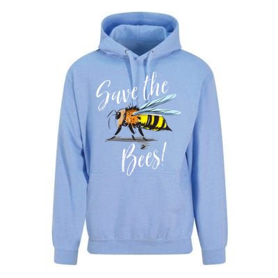 Save The Bees Beekeeper Gift Apiarist Bees Vintage Gift Unisex Surf Hoodie