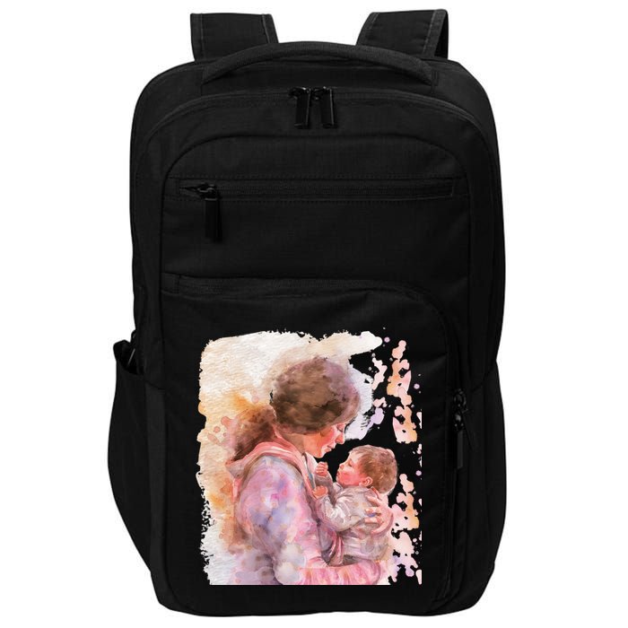 Soon To Be Mommy Est 2025 First Time Mom Mother's Day  Impact Tech Backpack
