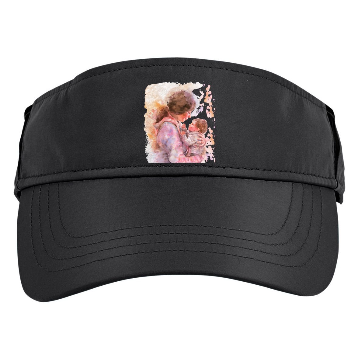 Soon To Be Mommy Est 2025 First Time Mom Mother's Day  Adult Drive Performance Visor