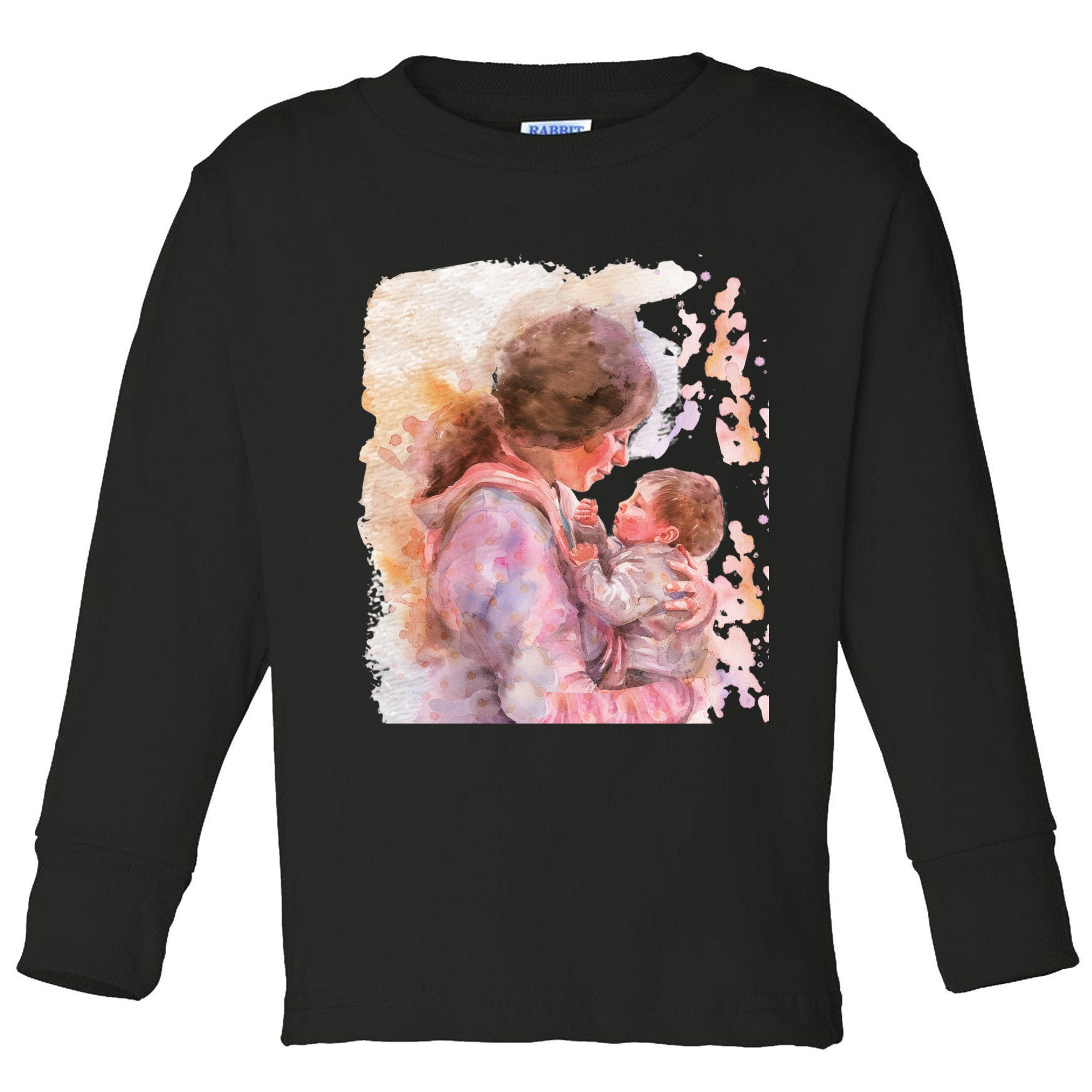 Soon To Be Mommy Est 2025 First Time Mom Mother's Day  Toddler Long Sleeve Shirt