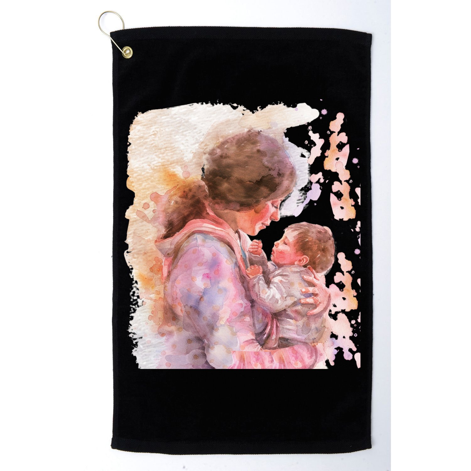 Soon To Be Mommy Est 2025 First Time Mom Mother's Day  Golf Towel