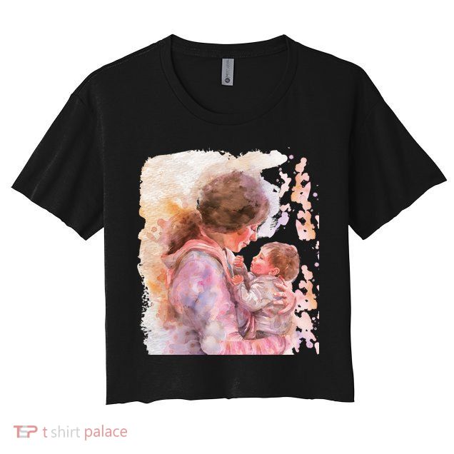 Soon To Be Mommy Est 2025 First Time Mom Mother's Day  Crop Top