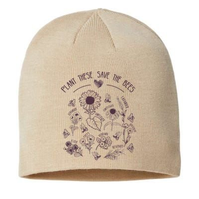 Save The Bees Plant Flowers Herbs Beekeepers Beekeeping Sustainable Beanie