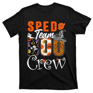 Sped Team Boo Crew Halloween Costume Special Education Crew T-Shirt