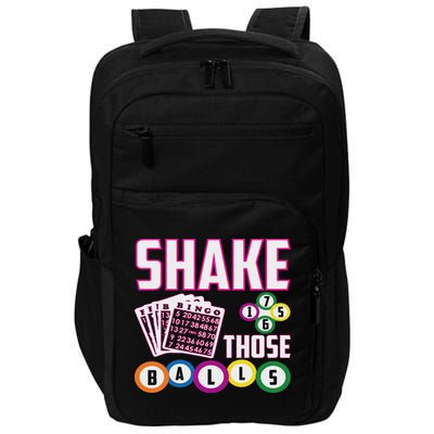 Shake Those Balls Funny Bingo Impact Tech Backpack