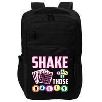 Shake Those Balls Funny Bingo Impact Tech Backpack