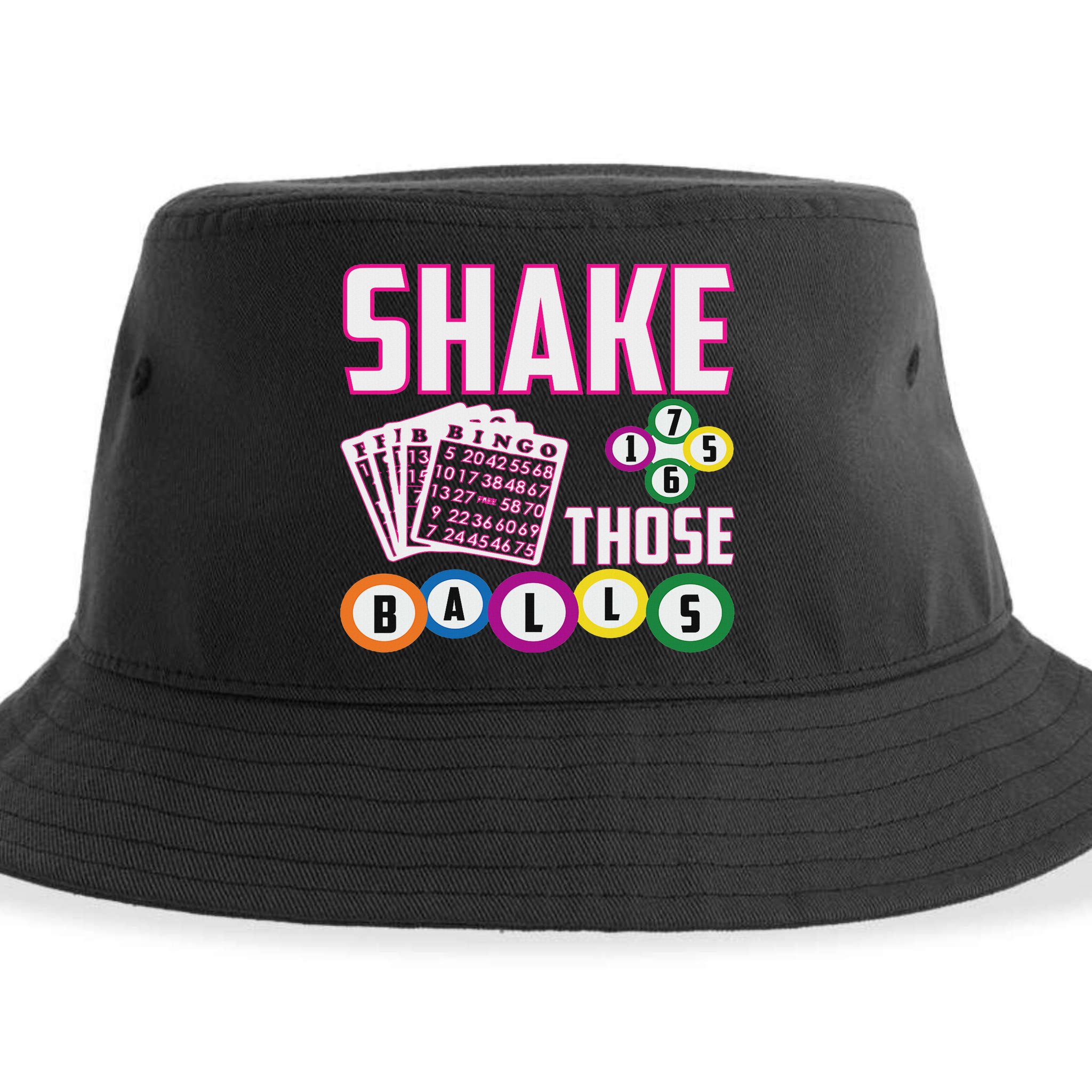 Shake Those Balls Funny Bingo Sustainable Bucket Hat