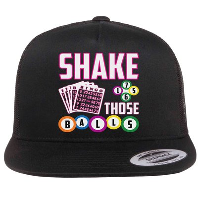 Shake Those Balls Funny Bingo Flatbill Hat