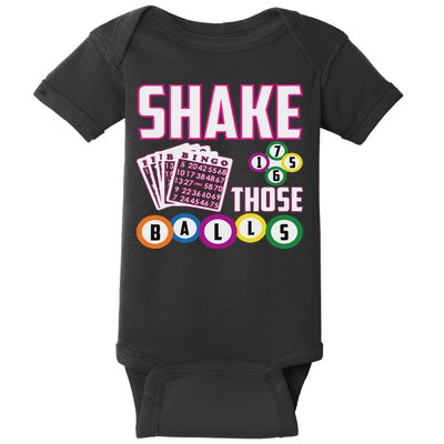 Shake Those Balls Funny Bingo Baby Bodysuit