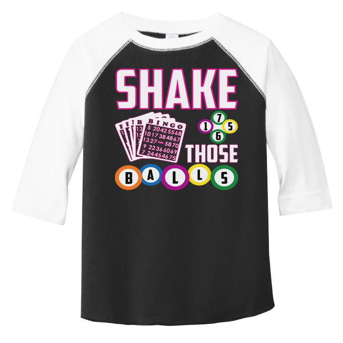 Shake Those Balls Funny Bingo Toddler Fine Jersey T-Shirt