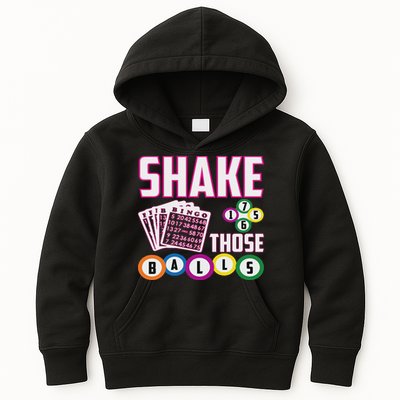 Shake Those Balls Funny Bingo Kids Hoodie