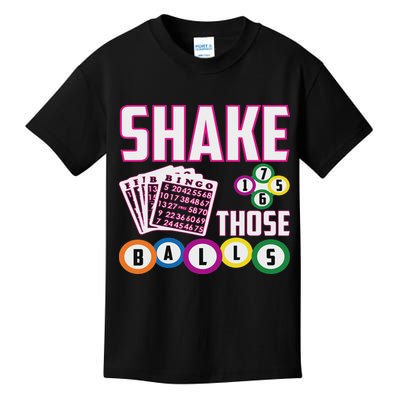 Shake Those Balls Funny Bingo Kids T-Shirt