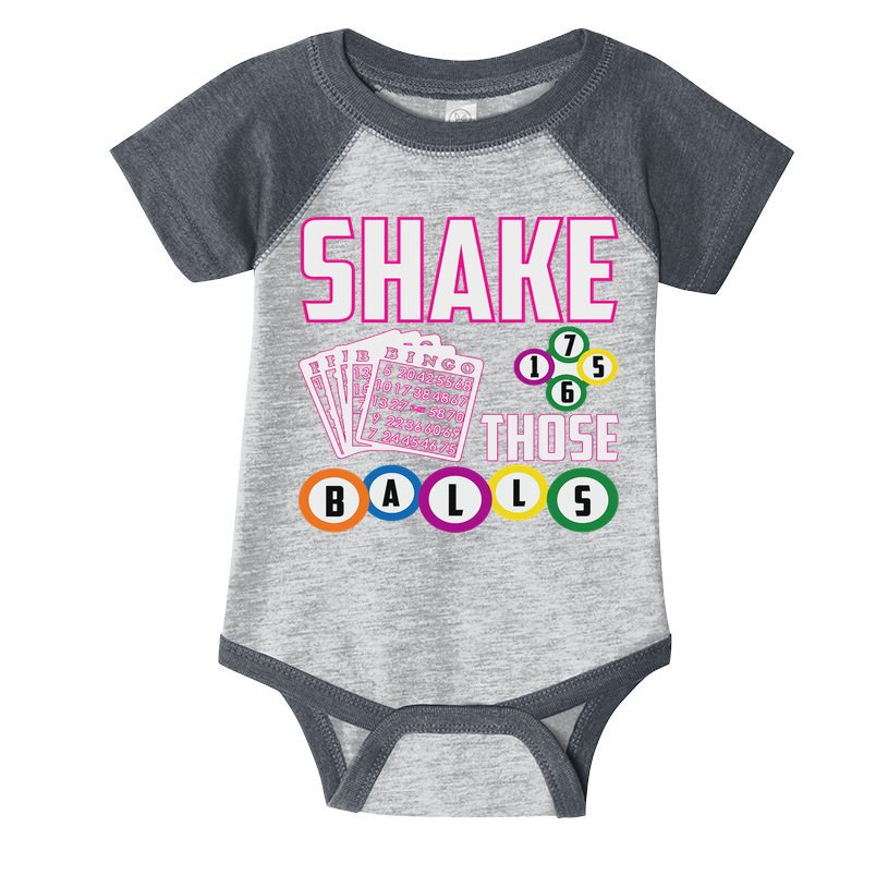 Shake Those Balls Funny Bingo Infant Baby Jersey Bodysuit