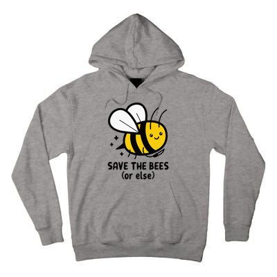 Save The Bees Or Else Knife Nature Animals Tall Hoodie