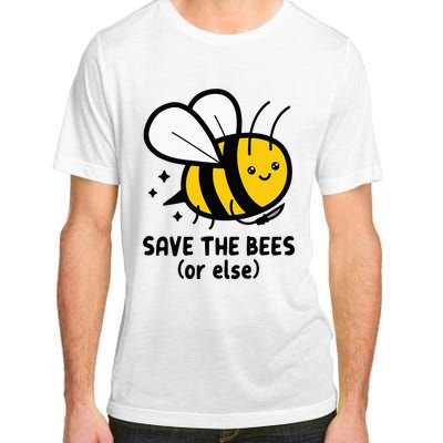 Save The Bees Or Else Knife Nature Animals Adult ChromaSoft Performance T-Shirt