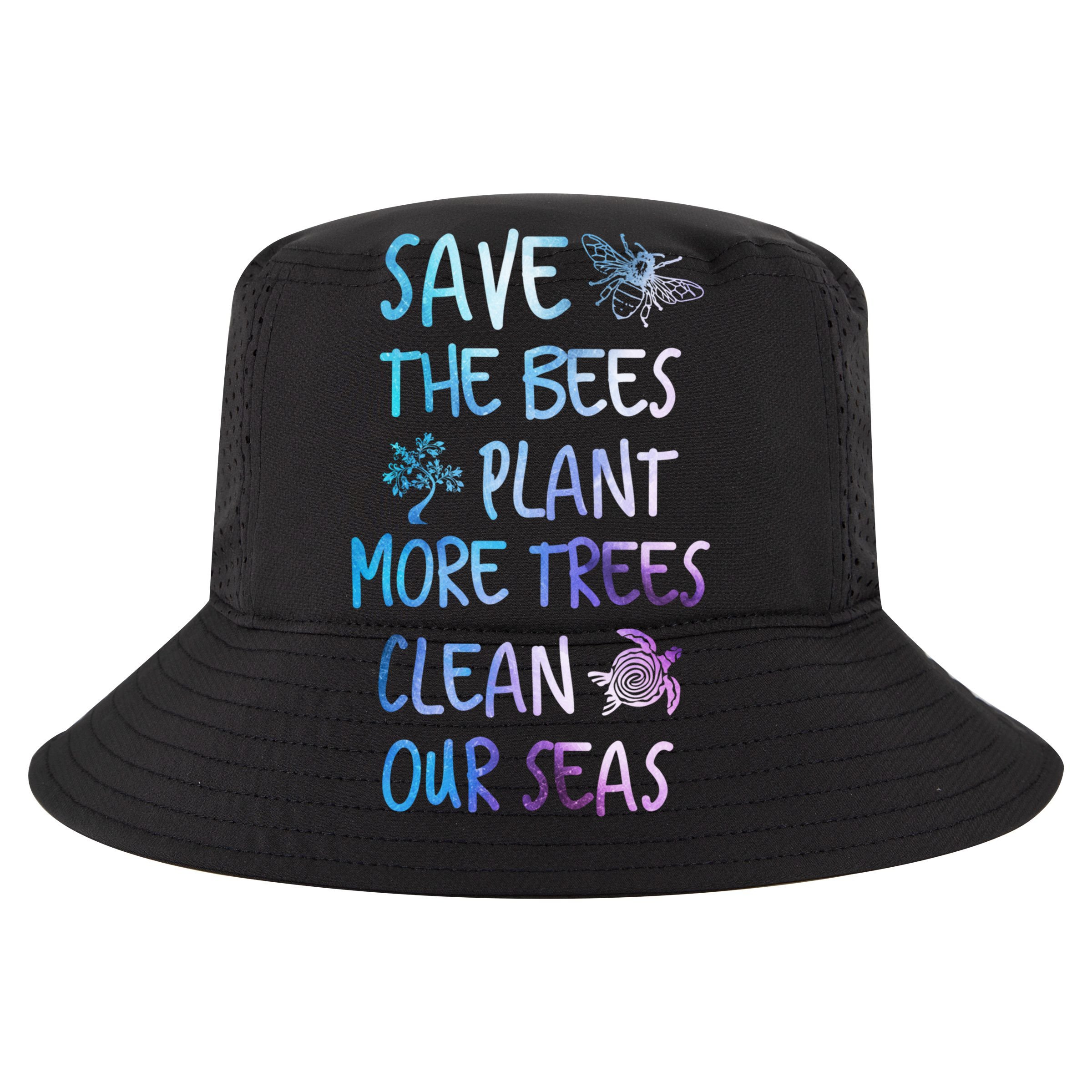 Save The Bees Plant More Trees Clean Our Seas Earth Gift Cooling Performance Crew T-Shirt