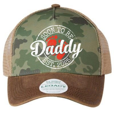 Soon To Be Daddy Est 2025 1st Time Dad Gifts Promoted To Dad  Legacy Tie Dye Trucker Hat