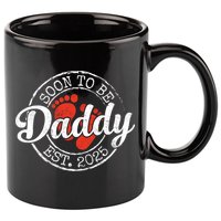 Soon To Be Daddy Est 2025 1st Time Dad Gifts Promoted To Dad  11oz C Handle Ceramic Mug