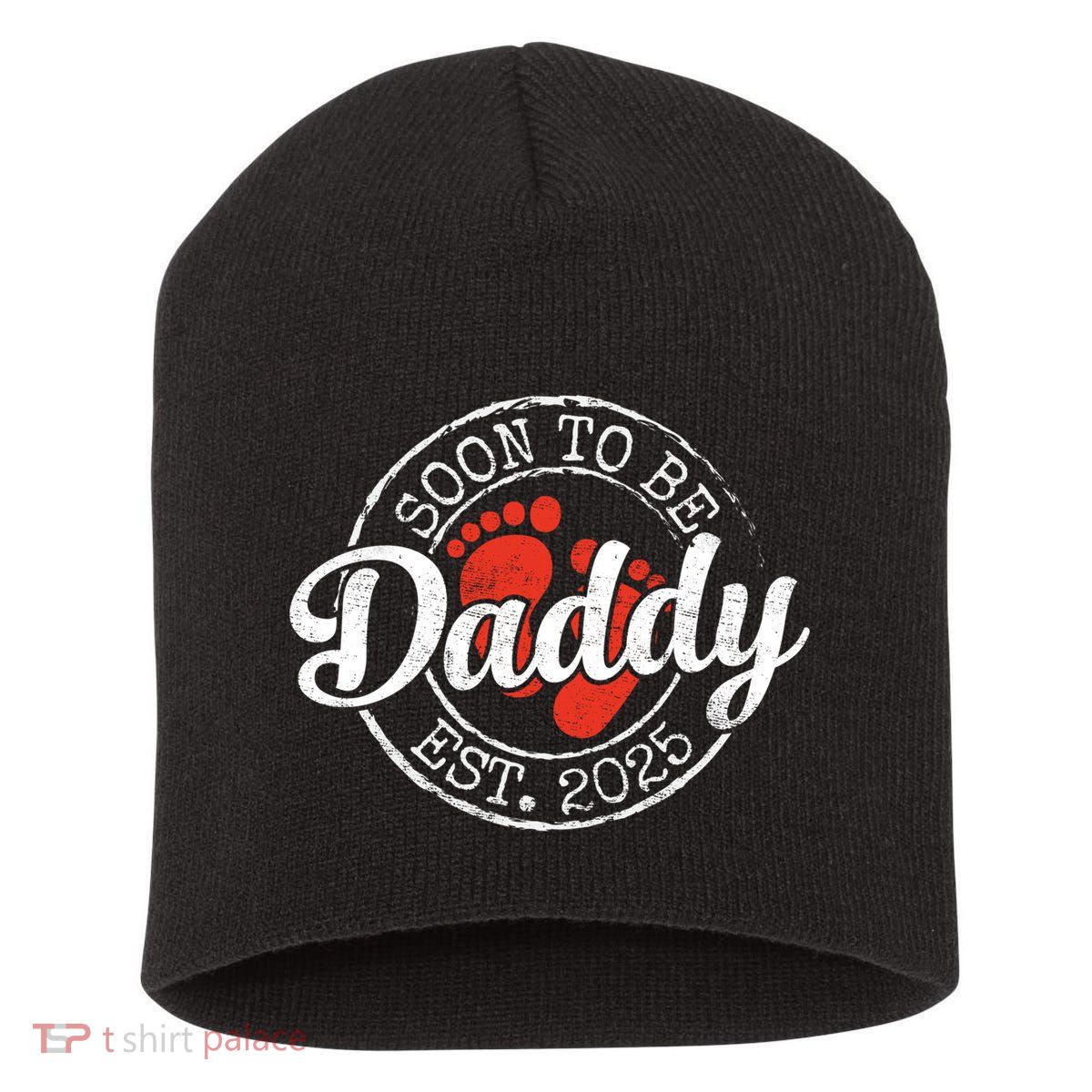 Soon To Be Daddy Est 2025 1st Time Dad Gifts Promoted To Dad  Short Acrylic Beanie
