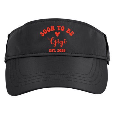 Soon To Be Gigi 2025 Mother's Day Promoted To New Grandma  Adult Drive Performance Visor