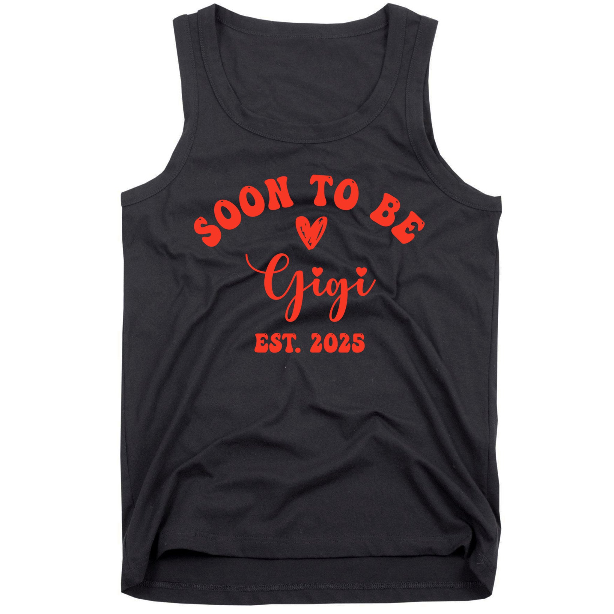 Soon To Be Gigi 2025 Mother's Day Promoted To New Grandma  Tank Top