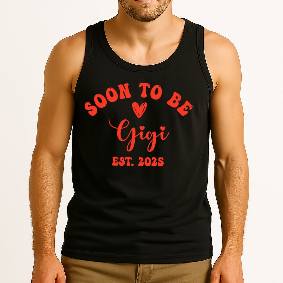 Soon To Be Gigi 2025 Mother's Day Promoted To New Grandma  Tank Top