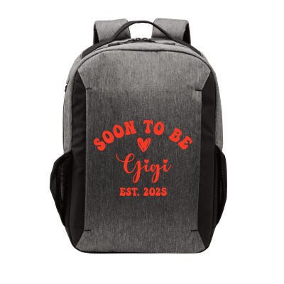 Soon To Be Gigi 2025 Mother's Day Promoted To New Grandma  Vector Backpack