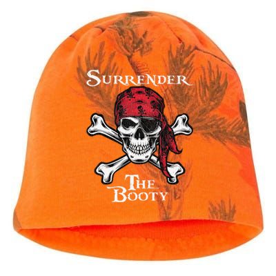 Surrender The Booty Funny Pirate Festival Kati - Camo Knit Beanie