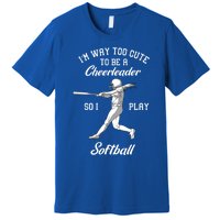 Softball Team Cool Gift Baseball Player Batter Gift Premium T-Shirt