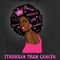 Stronger Than Cancer African American Woman Cool Comfort Performance Bucket Hat