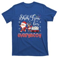 Shih Tzu Christmas Shih Tzus For Everybody Xmas Cute Gift T-Shirt