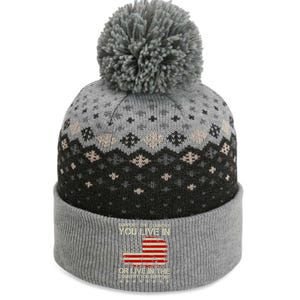 Support The Country You Live In The Country You Support The Baniff Cuffed Pom Beanie