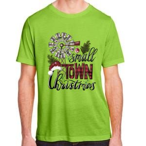 Small Town Christmas Western Hometown Xmas Farm Fresh Gift Adult ChromaSoft Performance T-Shirt