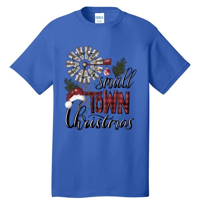 Small Town Christmas Western Hometown Xmas Farm Fresh Gift Tall T-Shirt