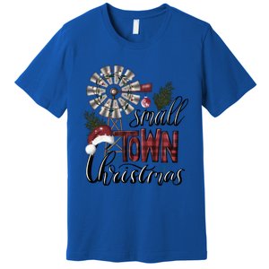 Small Town Christmas Western Hometown Xmas Farm Fresh Gift Premium T-Shirt