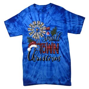 Small Town Christmas Western Hometown Xmas Farm Fresh Gift Tie-Dye T-Shirt