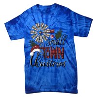 Small Town Christmas Western Hometown Xmas Farm Fresh Gift Tie-Dye T-Shirt