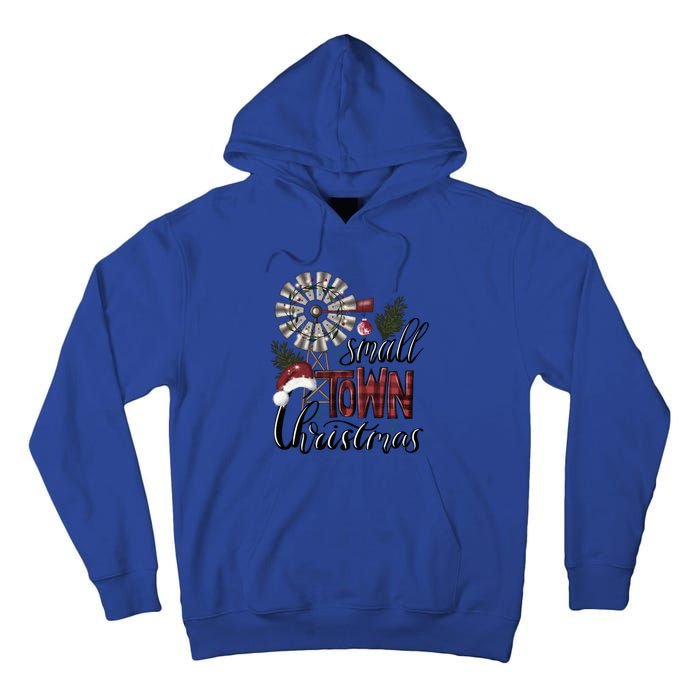 Small Town Christmas Western Hometown Xmas Farm Fresh Gift Tall Hoodie