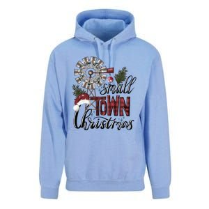 Small Town Christmas Western Hometown Xmas Farm Fresh Gift Unisex Surf Hoodie