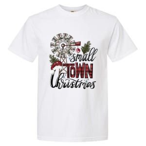 Small Town Christmas Western Hometown Xmas Farm Fresh Gift Garment-Dyed Heavyweight T-Shirt