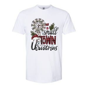 Small Town Christmas Western Hometown Xmas Farm Fresh Gift Softstyle CVC T-Shirt